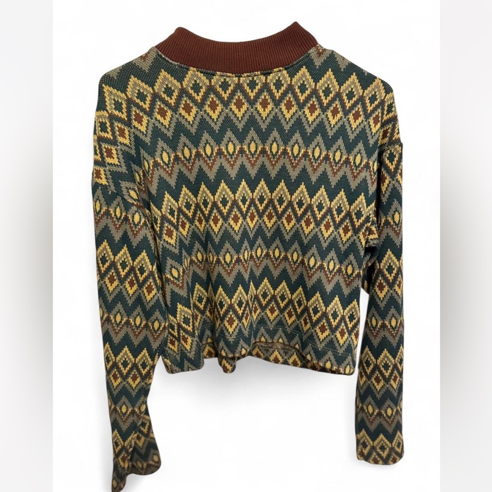 Zara Geometric Patterned Sweater